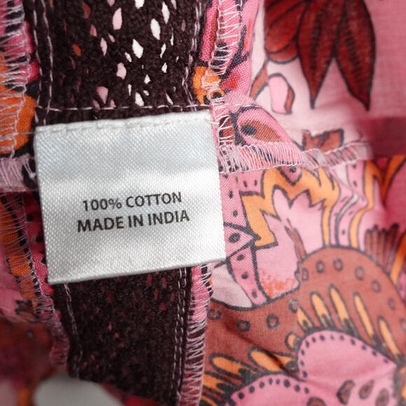 Pomander Place Floral Mini Dress - Pink and Brown - Picture 8 of 10